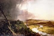 Thomas Cole Vue du mont Holyoke,pres de Northampton dans le Massachusetts Apres l'orage oil painting on canvas